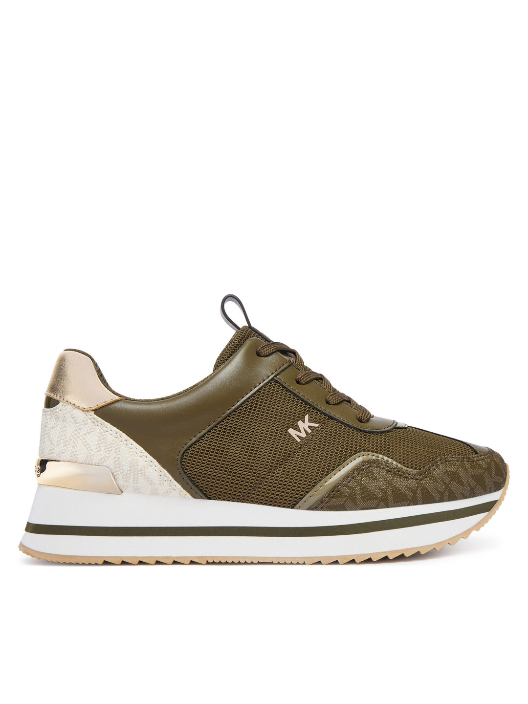 Sneakersy MICHAEL Michael Kors Raina 43T6RNFS1D Khaki